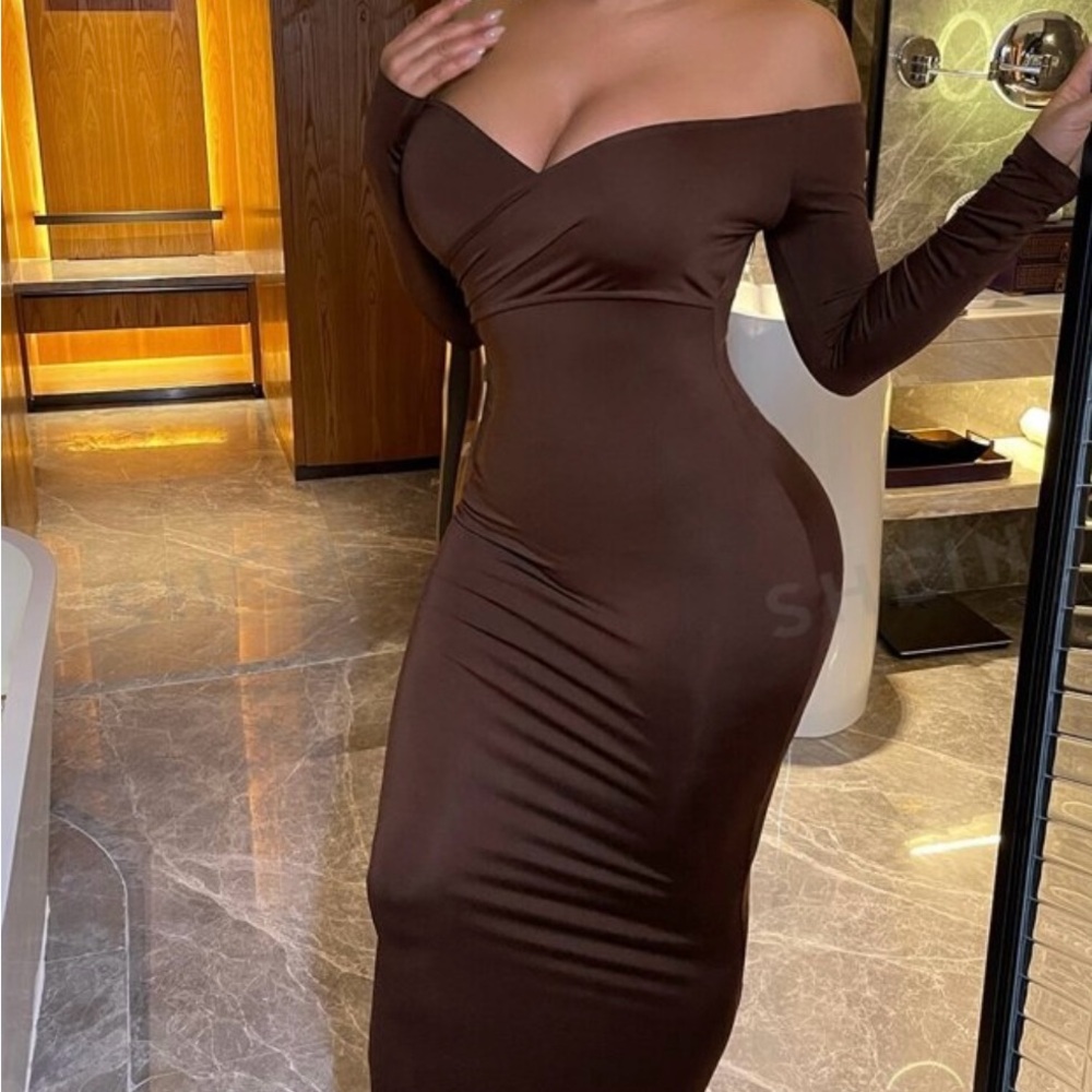 Chocolate Is My Favorite Midi Dress